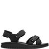 CLARKS  MENS  SANDAL - BLACK LEATHER